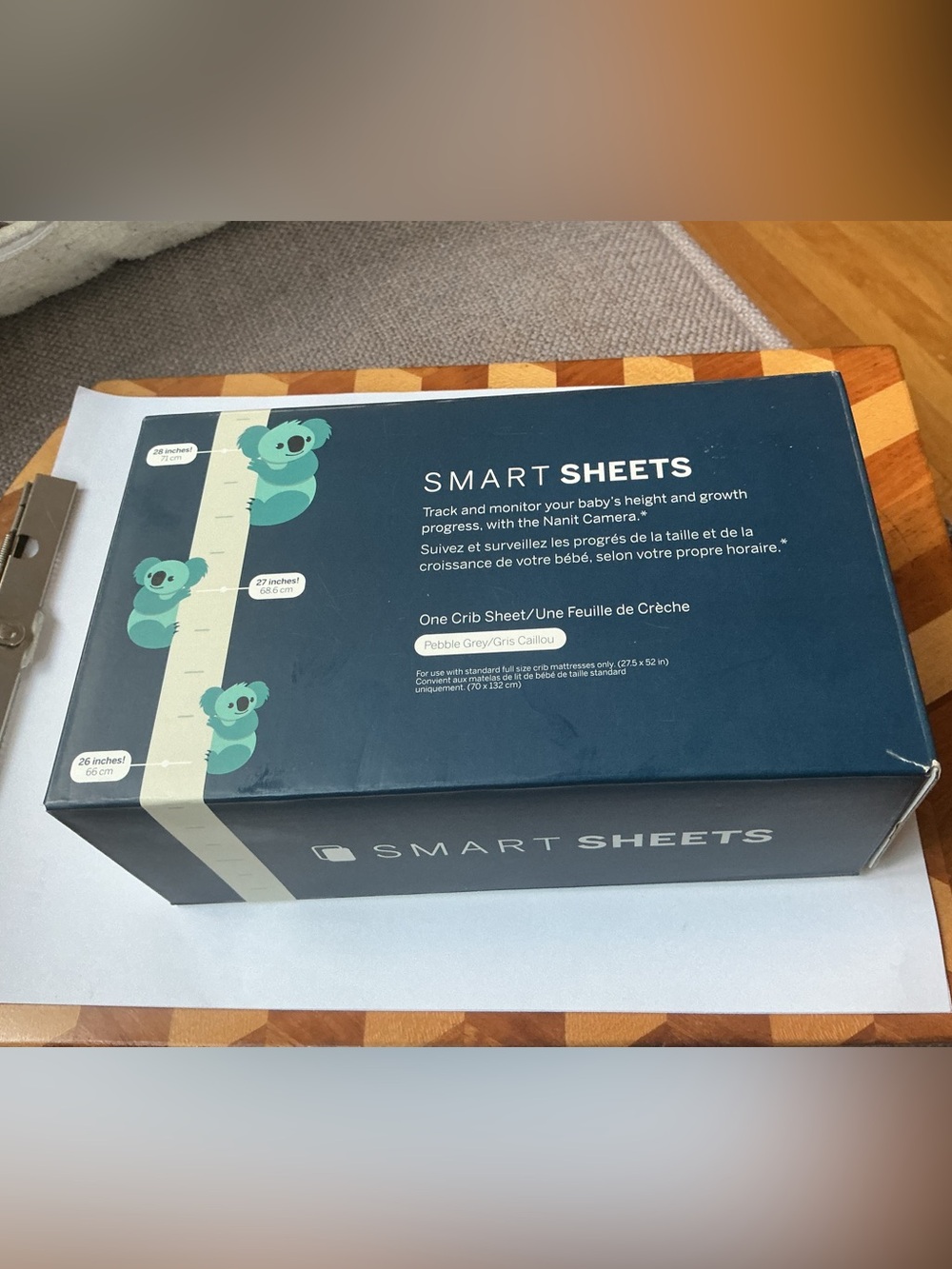 New Nanit Smart Sheets Crib Sheet